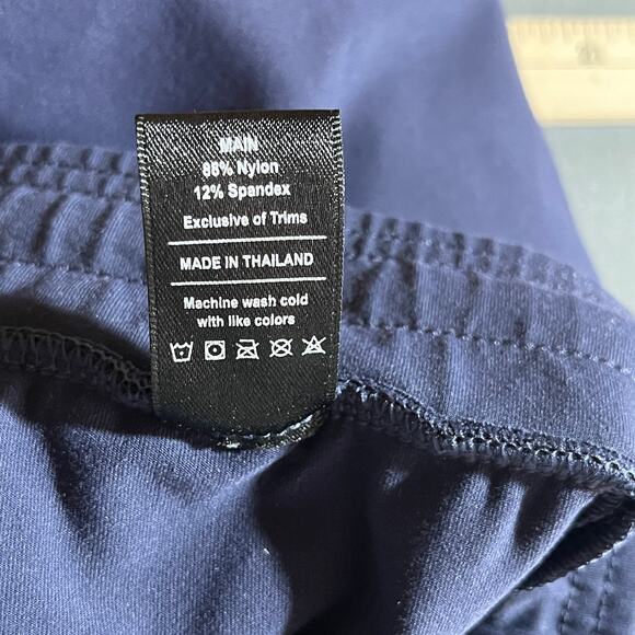 Public Rec Pants Mens 44X32 Navy Blue Drawstring Zip Pockets Athleisure Casual - Picture 9 of 11